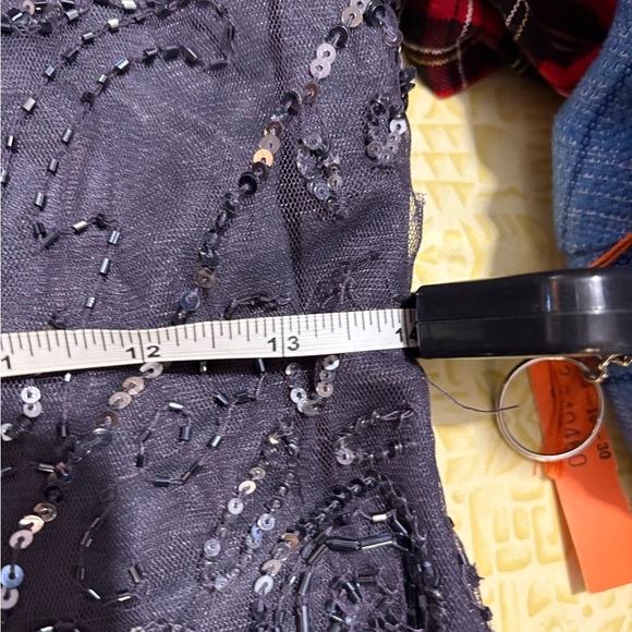 Vintage Patra Sequin Dress and Shawl Size 10 - Picture 11 of 14